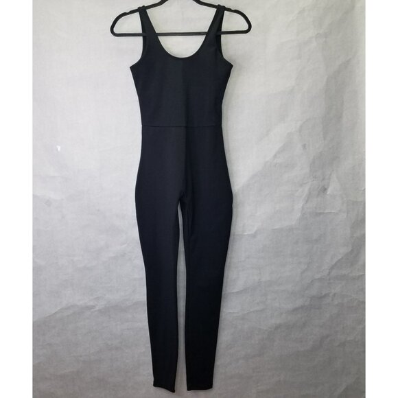 Girlfriend Collective Scoop Back Unitard Women's S Jumpsuit Black Ballet Yoga - Picture 6 of 16